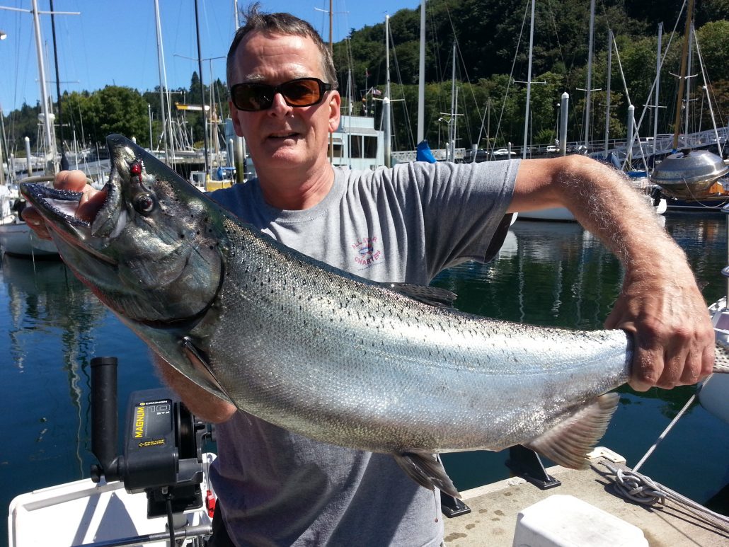 Seattle fishing king salmon